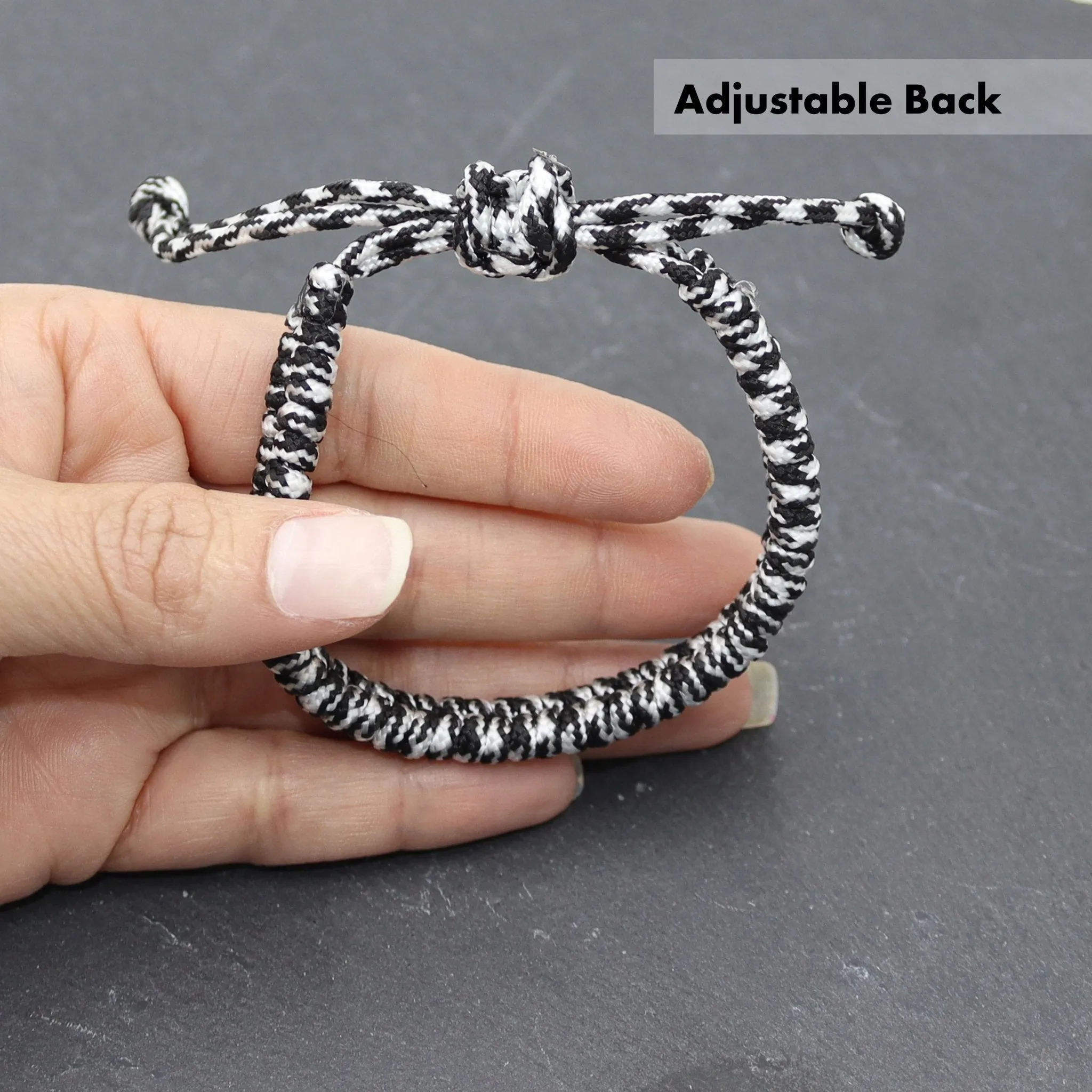 Adjustable Braided Paracord Bracelets (Wrap Braid)