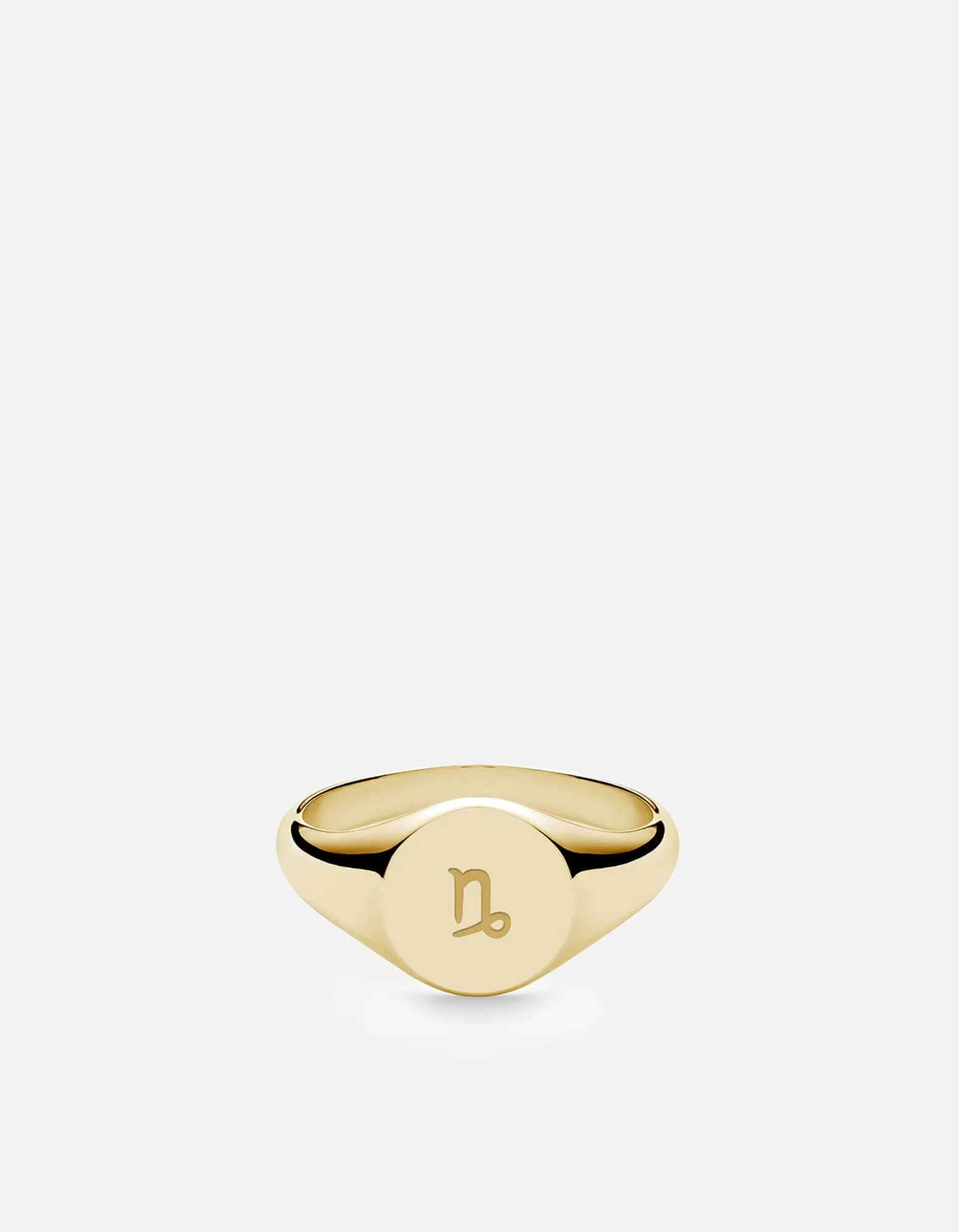 Astro Signet Ring, 14k Gold