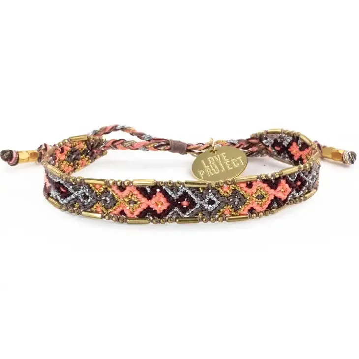 Bali Friendship Bracelet Glow Ember