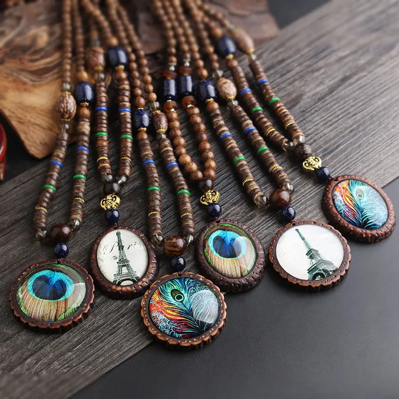 Beaded Pendant Necklace Collection