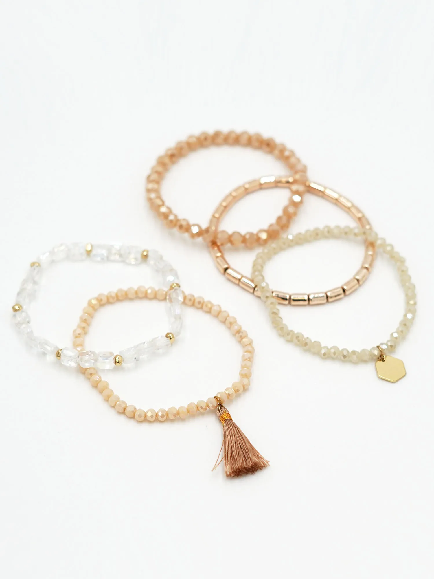 Beaded Stretch Bracelet Set