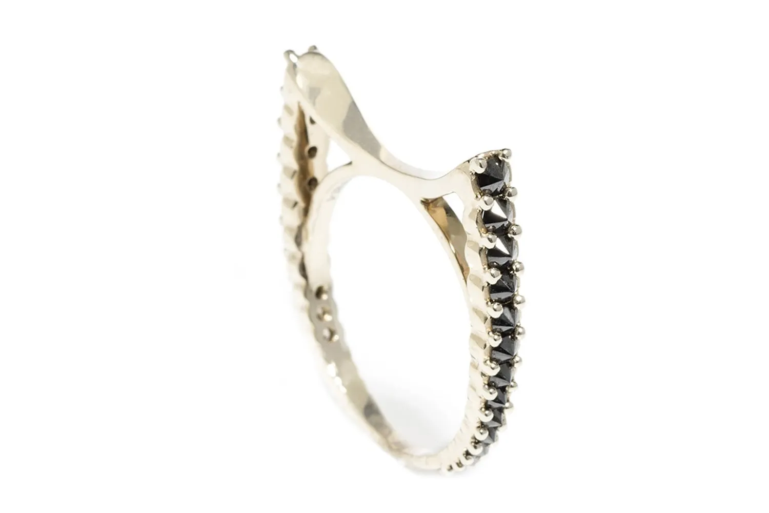 Black and Brown Diamond Ring