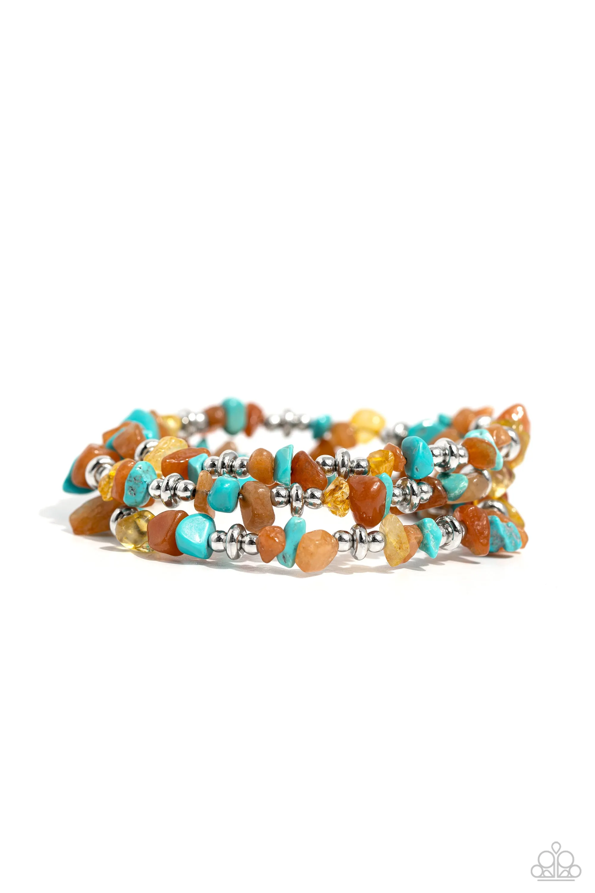 Bracelets Stacking Stones - Orange B270