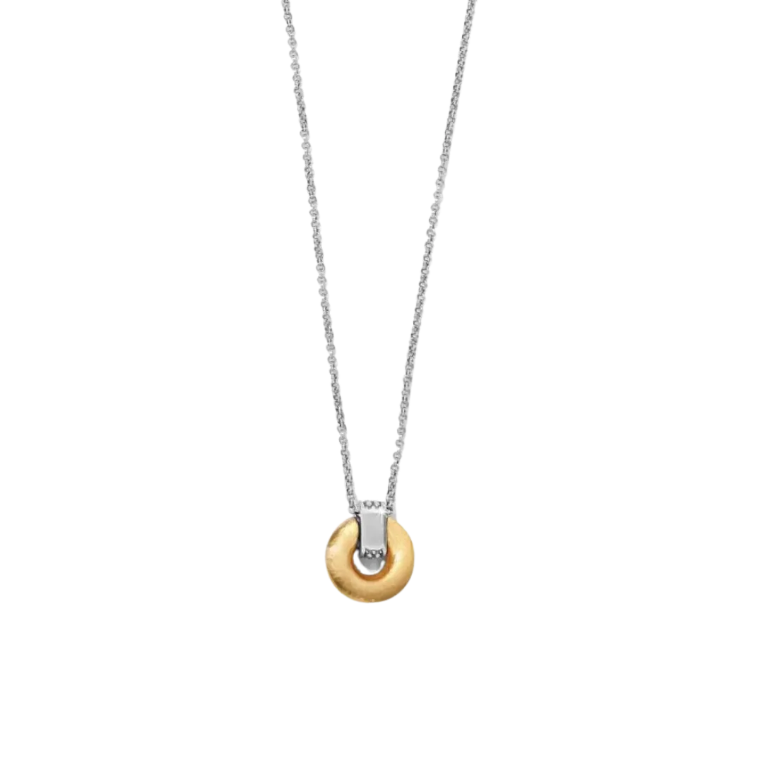 Brighton Women's Meridian Geo Mini Pendant Gold Necklace