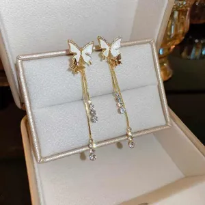 Butterfly Sparkling Earrings