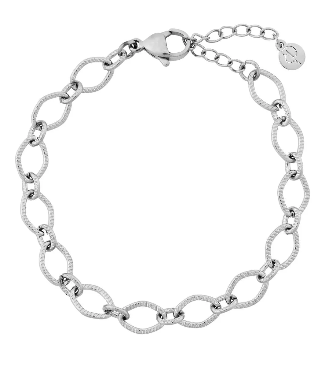 Carreau Chain Bracelet Steel