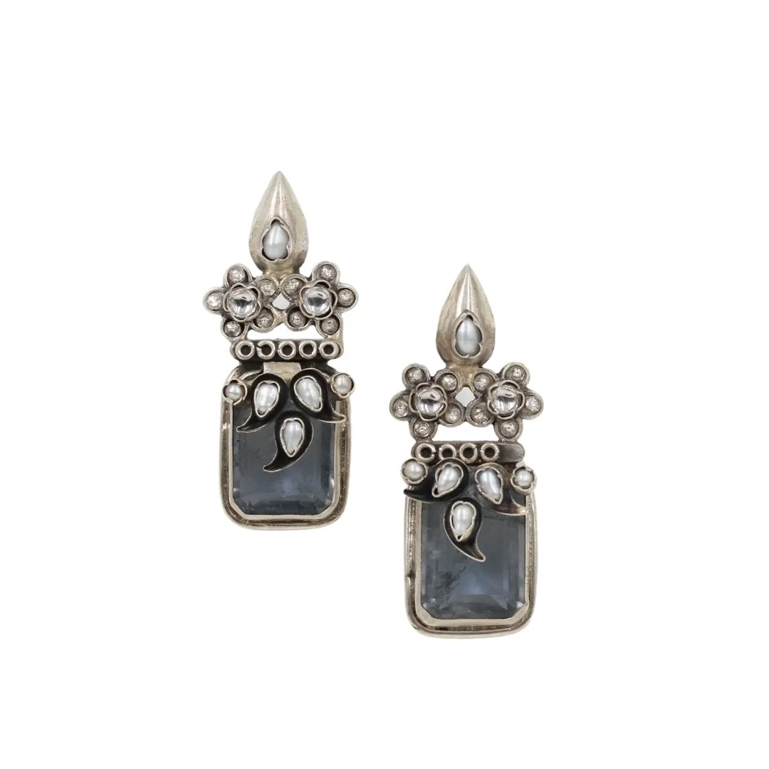 Classic Charm: Exquisite Handcrafted Silver Earrings by Sangeeta Boochra