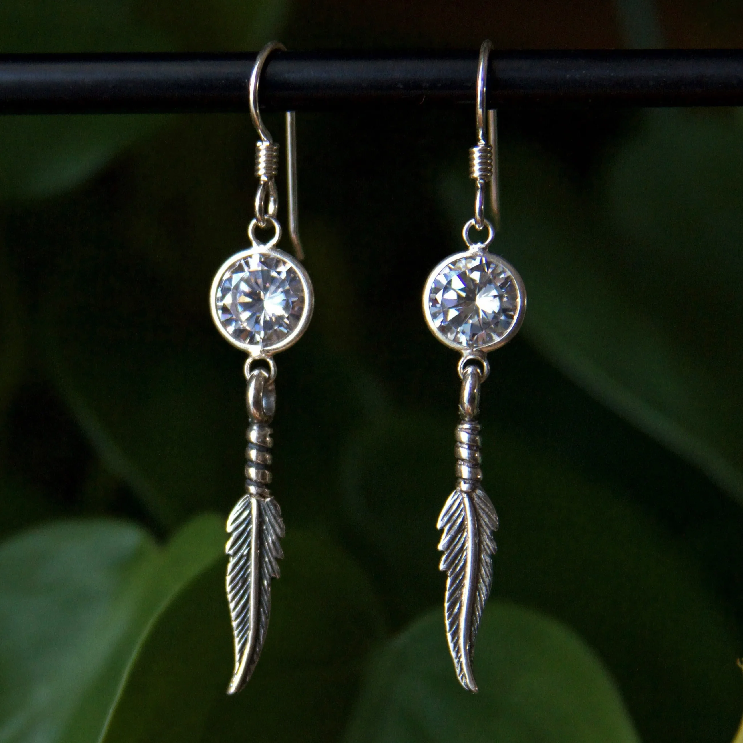 Crystal Dreamcatcher Earrings