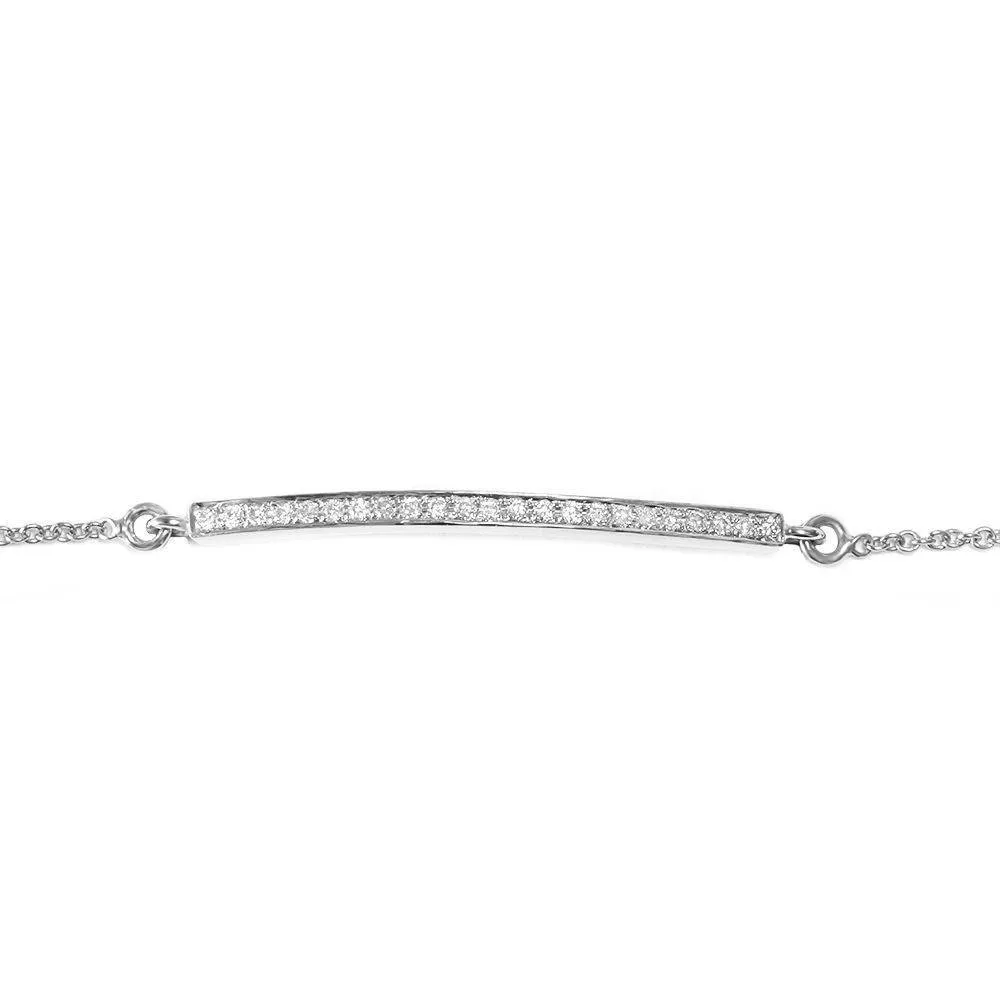 Diamond Bar Bracelet