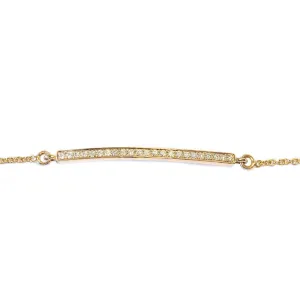 Diamond Bar Bracelet