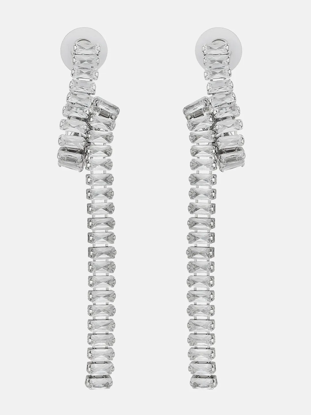 Diamond Cluster Sparkling Earrings