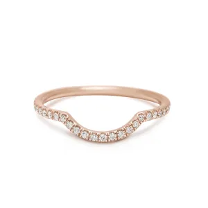 Eleonore Pave Scallop Band (Size 5) - Was <s> $1,250 </s>