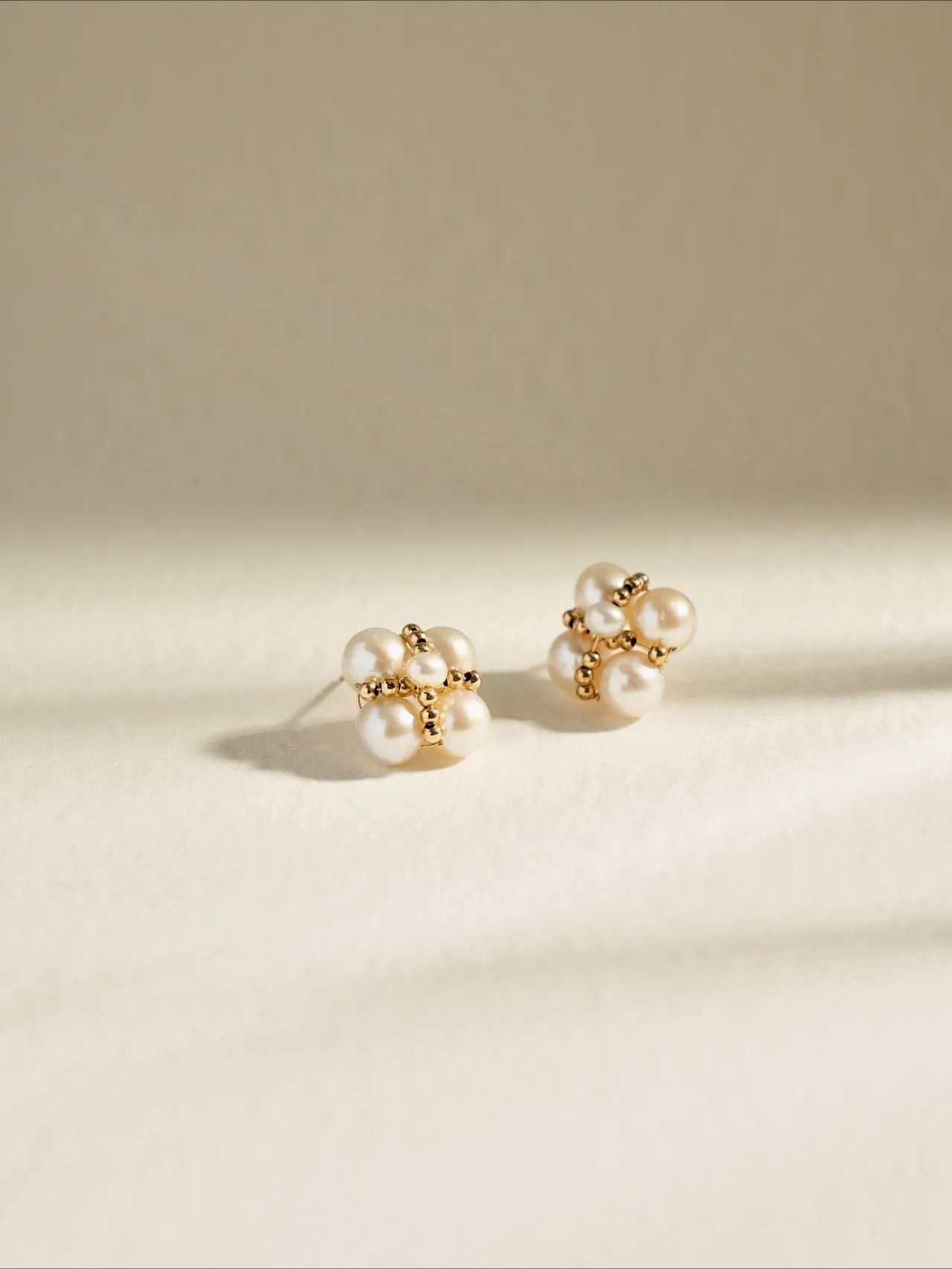 Embellished Series Lucky Clover Ear Clip Ear Studs