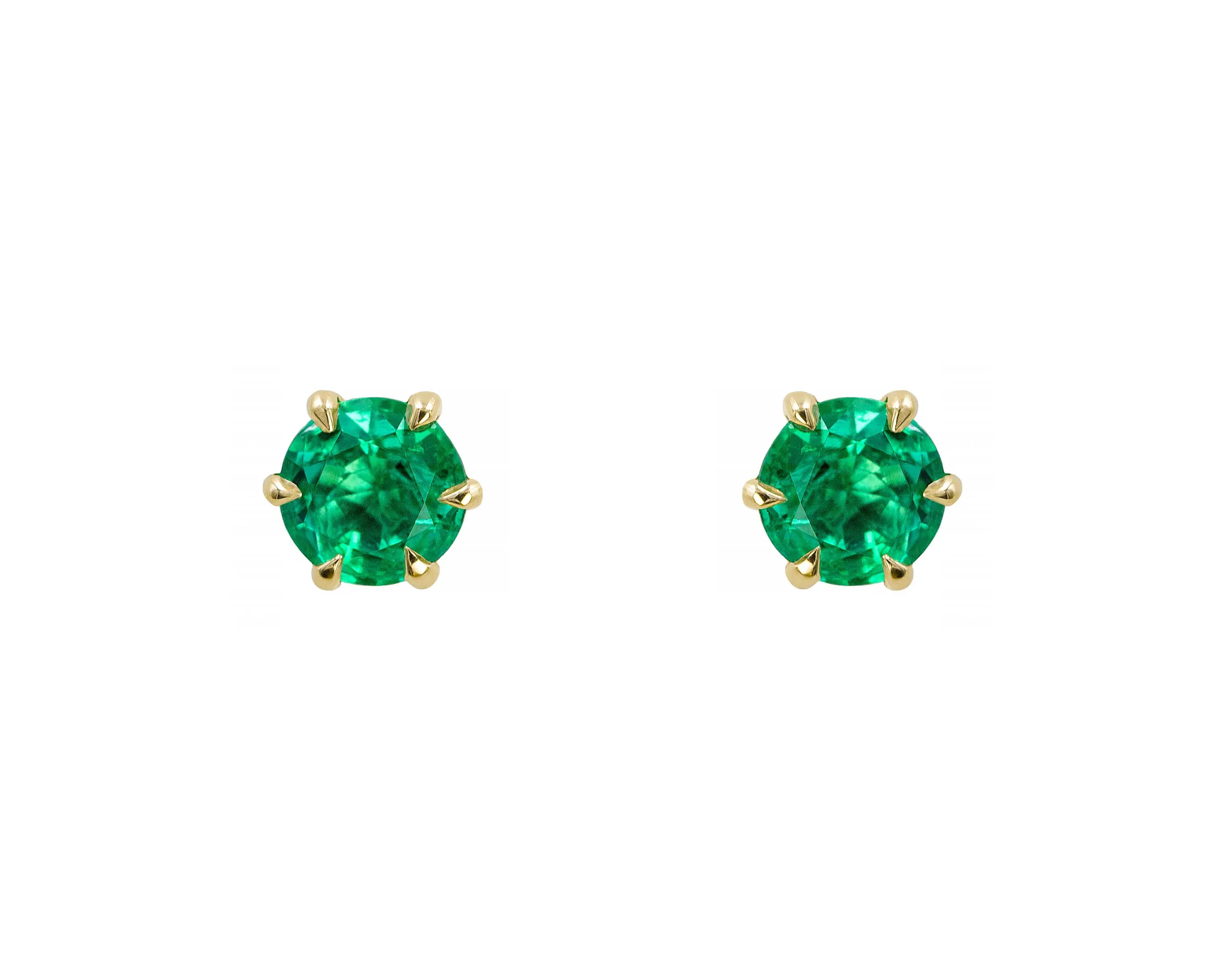 Emerald Cleo Studs (Ready to Ship)