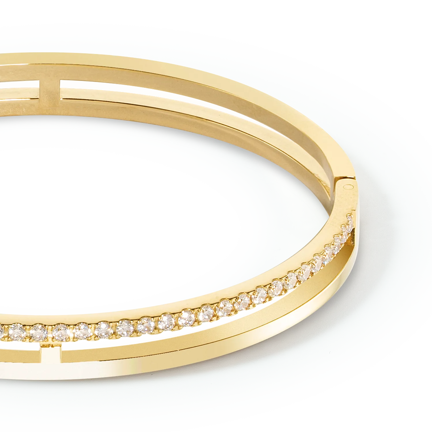 Eternal Unity Bangle gold-crystal