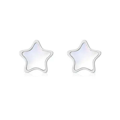 Exquisite Zircon Stainless Steel Stud Earrings For Women