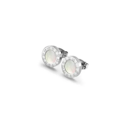 Exquisite Zircon Stainless Steel Stud Earrings For Women