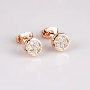 Exquisite Zirconia Stud Earrings Gem Wedding Engagement Stud Earring Bridesmaid Jewelry Gifts