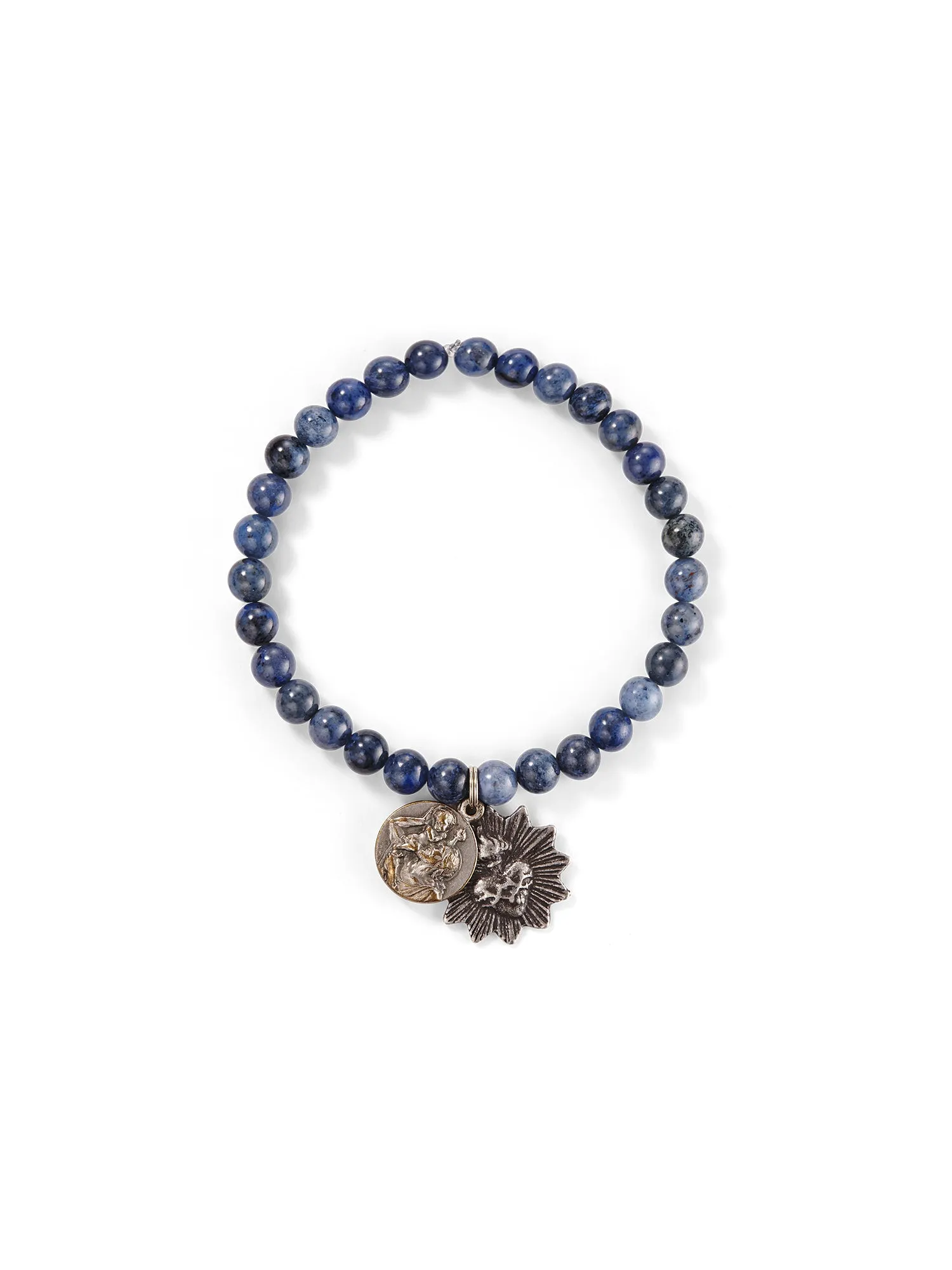 Faceted Durmorterite Icon Bracelet