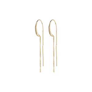 FIRE crystal earrings gold-plated