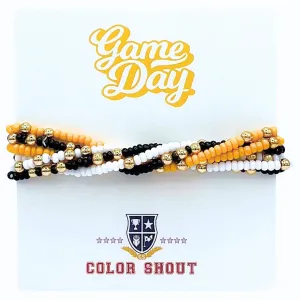 Game Day Team Colors: Set of 6 Stretch Bracelets