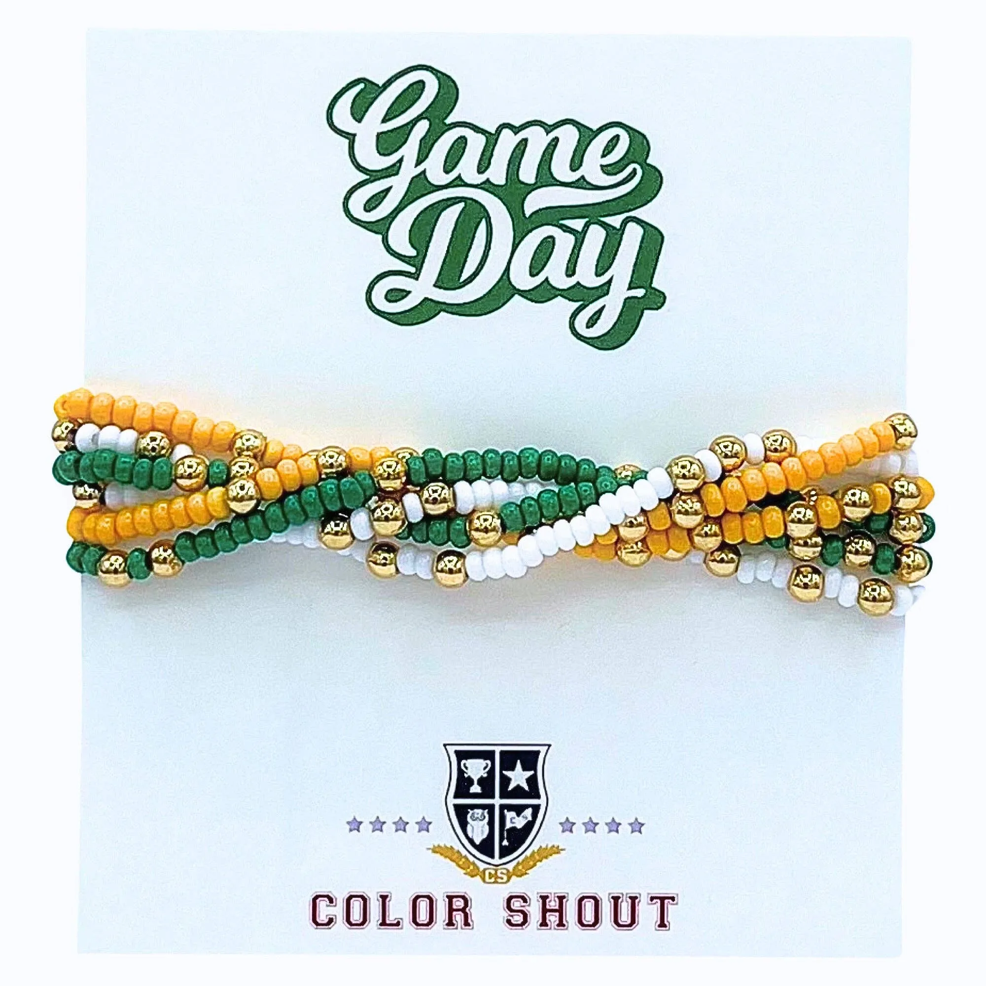 Game Day Team Colors: Set of 6 Stretch Bracelets