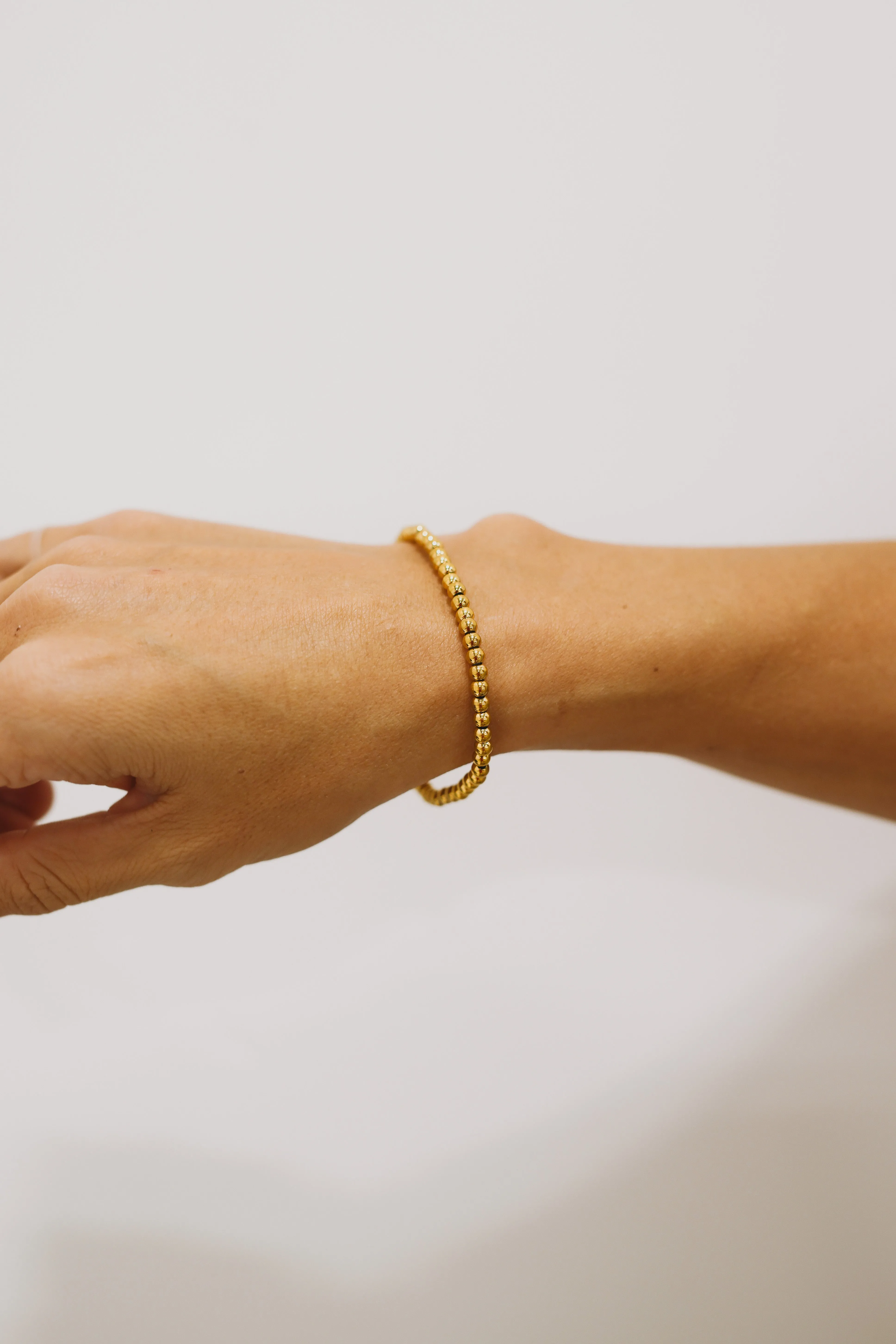 Gold Beaded Bracelet