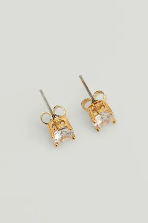 Gold Plated Sparkling Studs