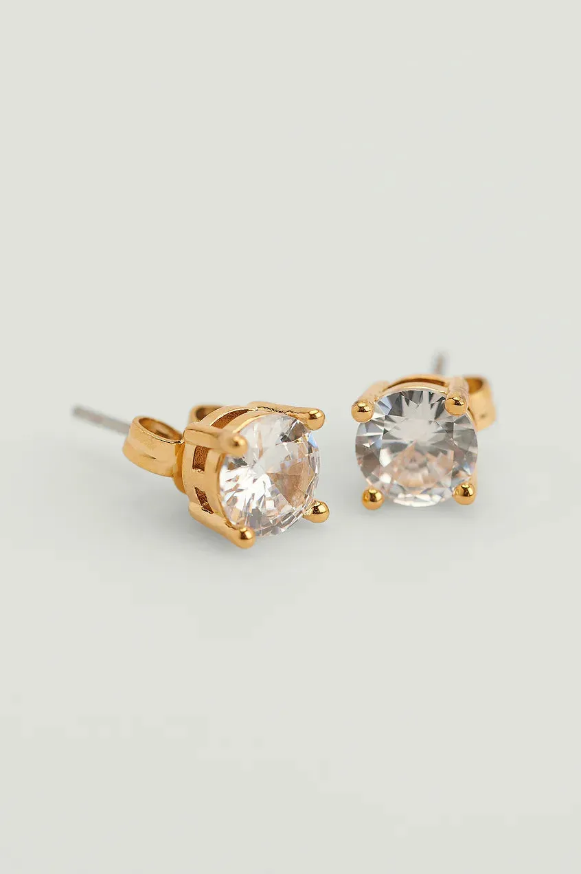 Gold Plated Sparkling Studs