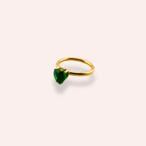 Green Heart Ring