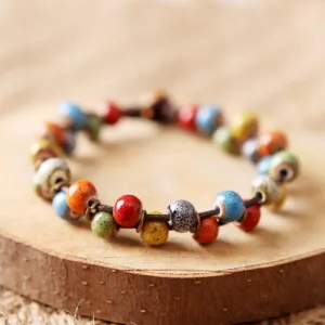 Handmade Colorful Ceramic Bracelets