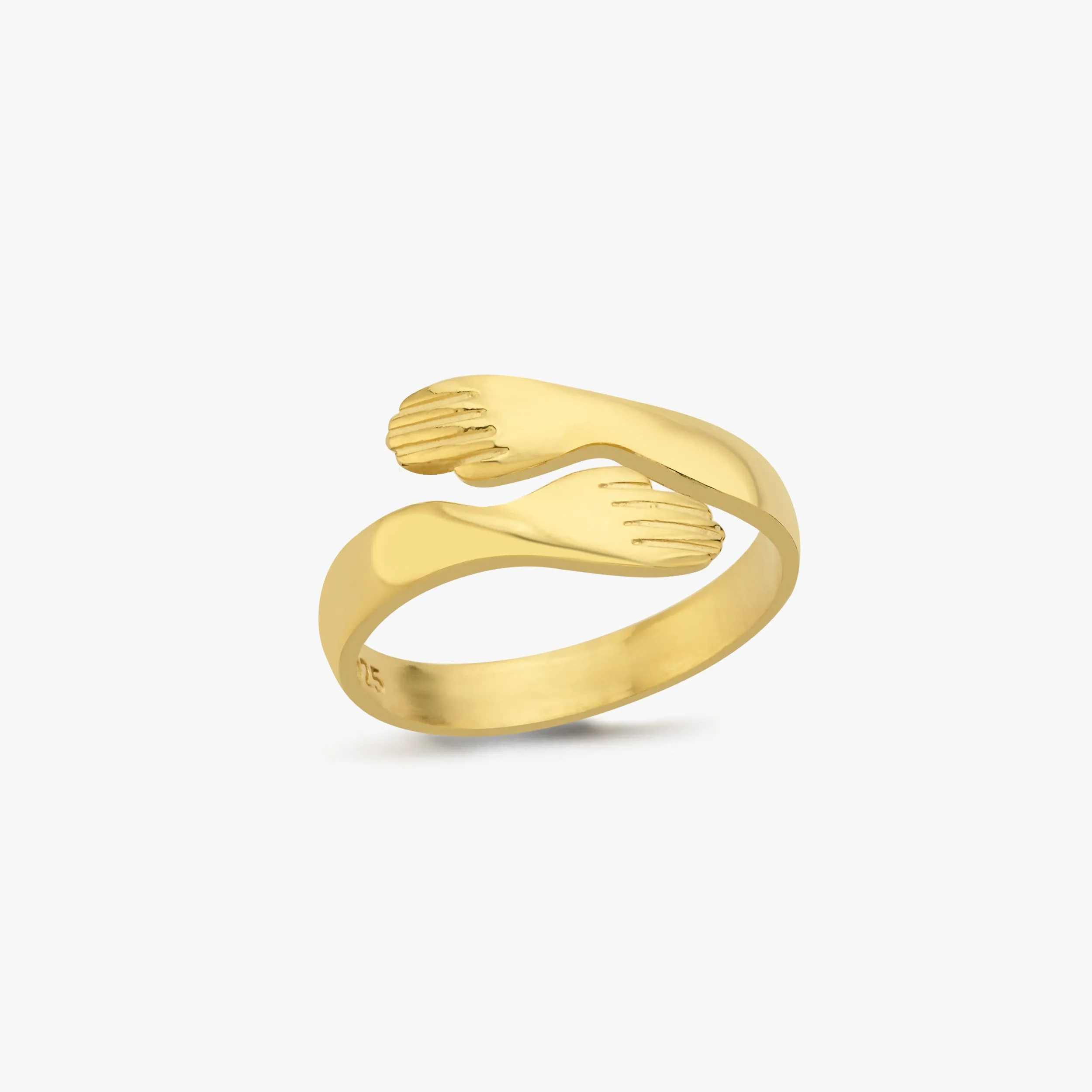 Hug Ring | 14K Gold Vermeil