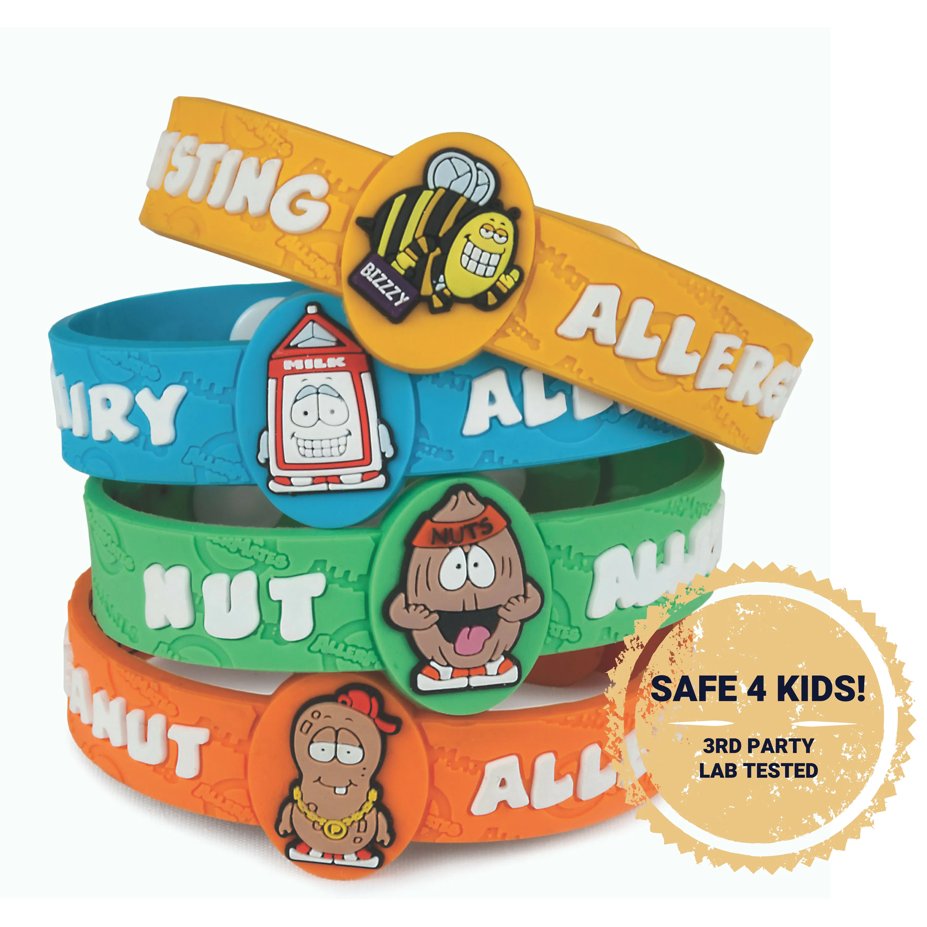 Insect Sting / Bee Allergy Bracelet (2 pack)