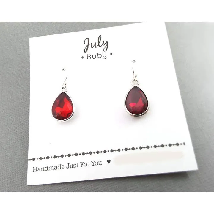 July Birthstone Earrings