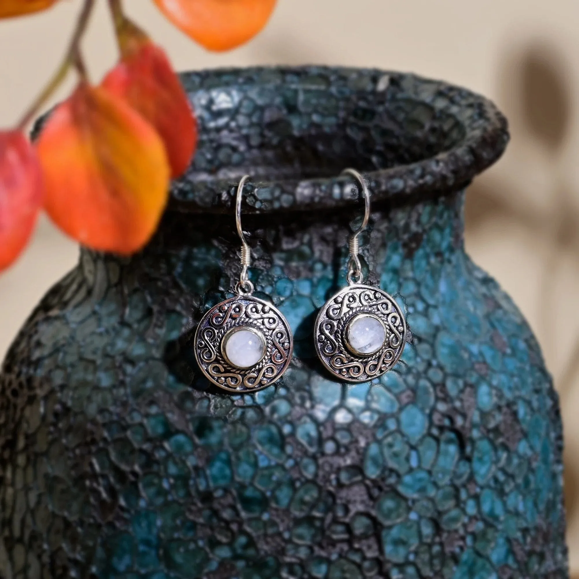 Moonstone Drop Earrings