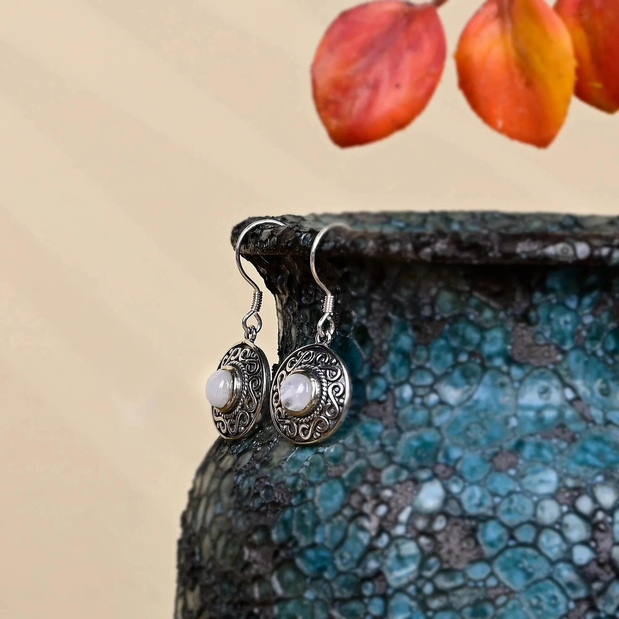 Moonstone Drop Earrings