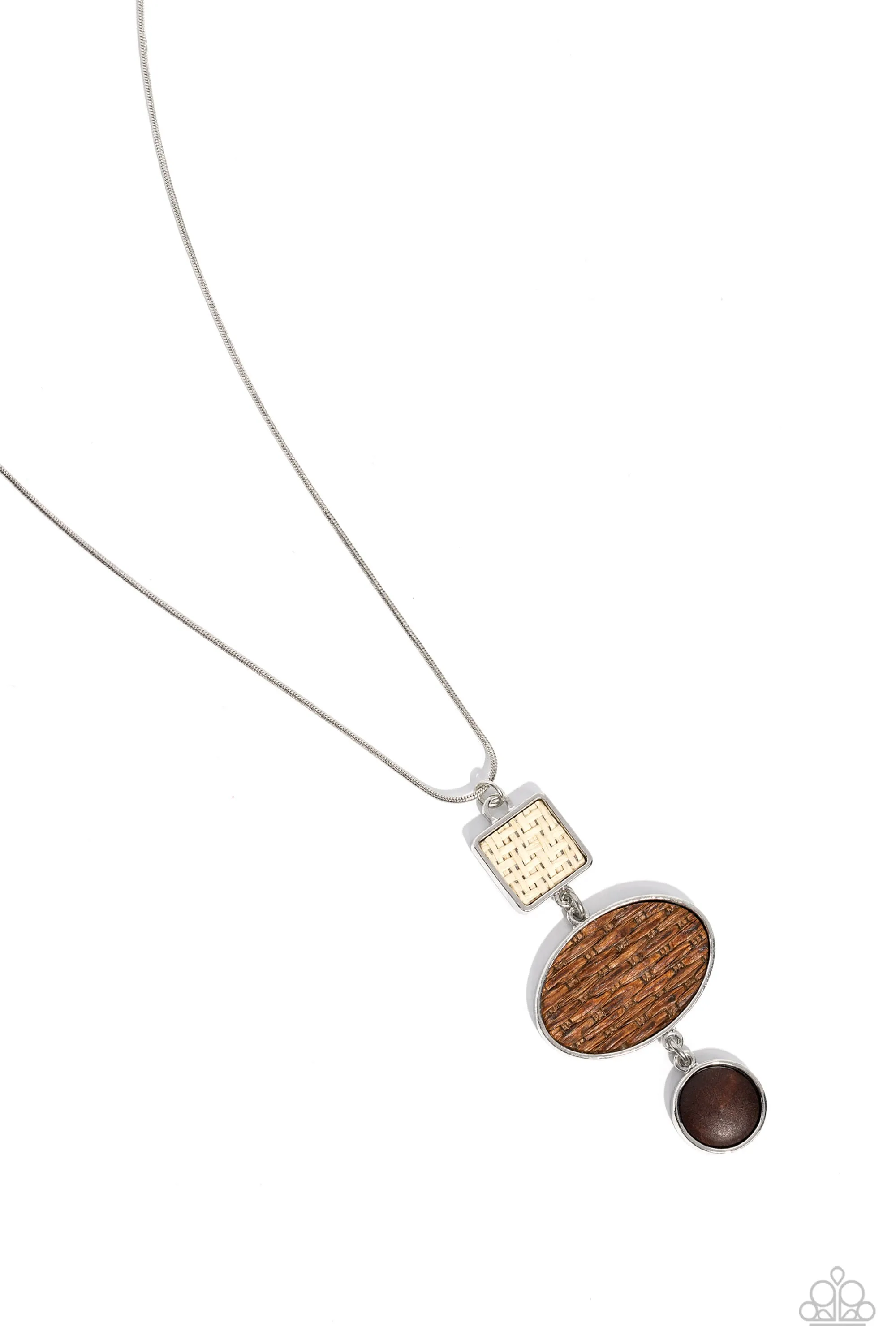 Necklaces Walk the TWINE - Brown N2063