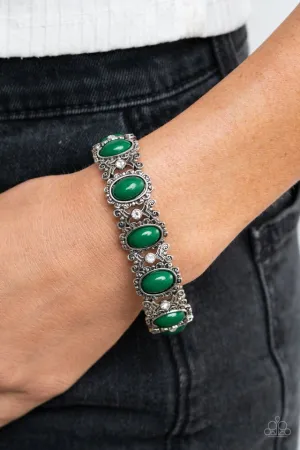 Paparazzi Bracelet ~ A Piece of Cake - Green