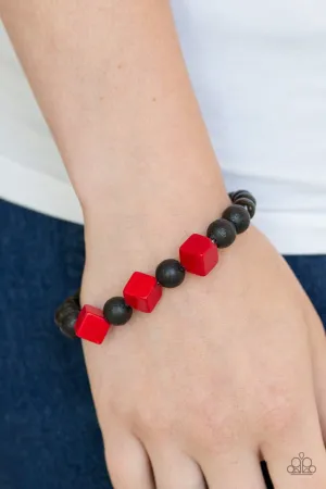 Paparazzi Bracelet ~ Purpose - Red