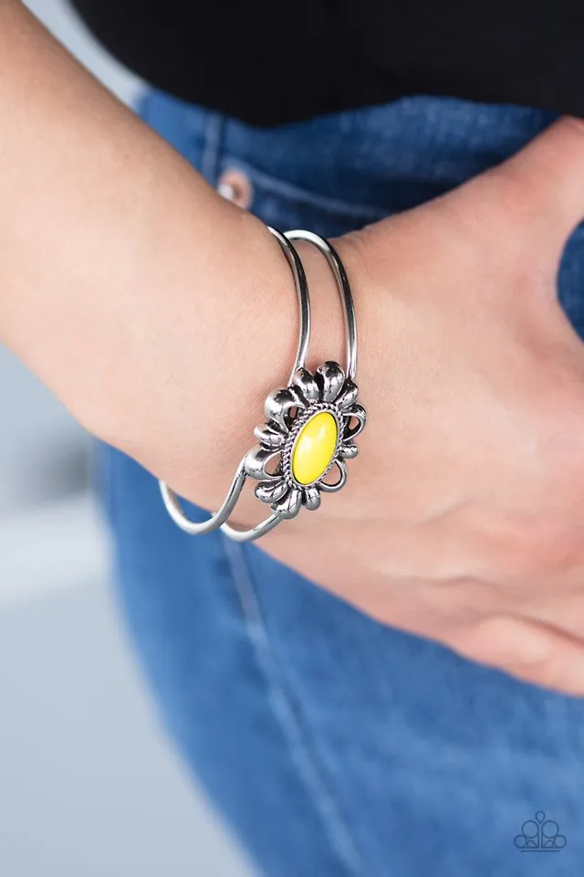 Paparazzi Bracelet ~ Serene Succulent - Yellow