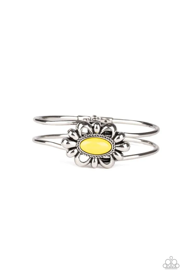 Paparazzi Bracelet ~ Serene Succulent - Yellow