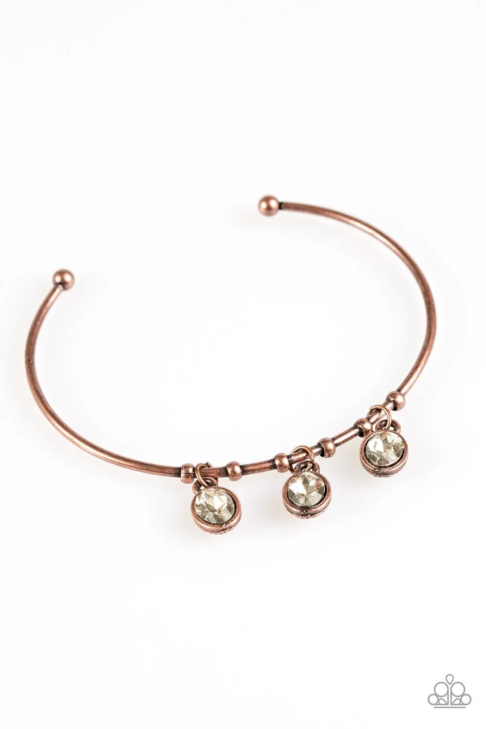 Paparazzi Bracelet ~ Sparkling Splendor - Copper