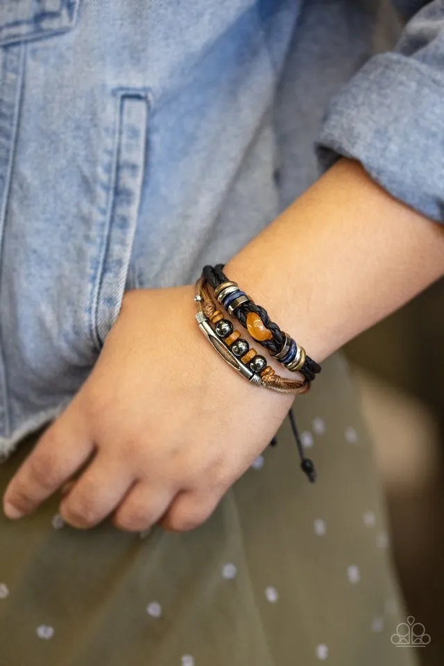 Paparazzi Bracelet ~ Wander More - Orange