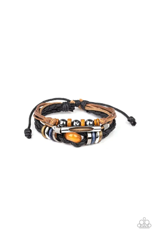 Paparazzi Bracelet ~ Wander More - Orange