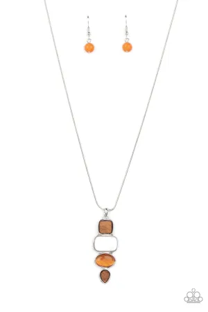 PAPARAZZI Elemental Energy - Orange NECKLACES