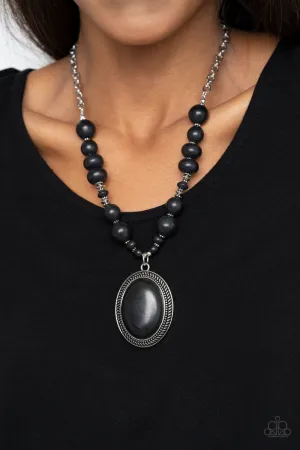 Paparazzi Home Sweet HOMESTEAD - Black Necklace