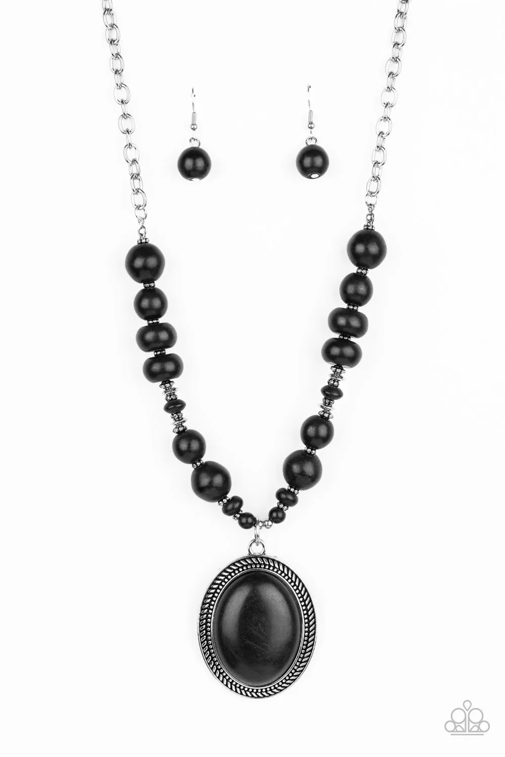 Paparazzi Home Sweet HOMESTEAD - Black Necklace