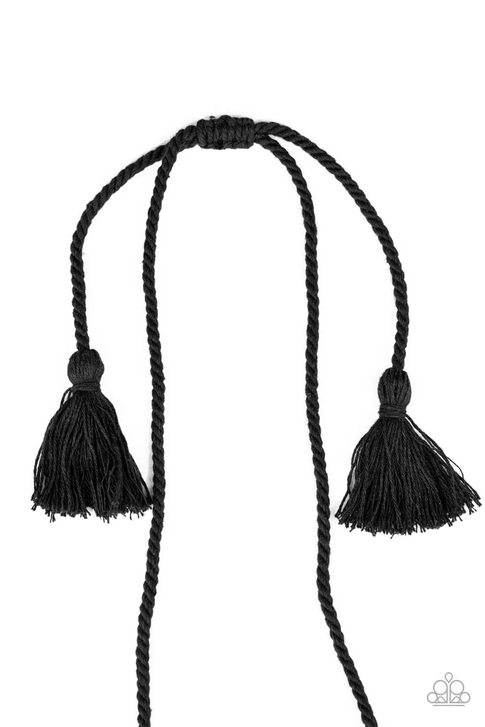 PAPARAZZI Macrame Mantra - Black