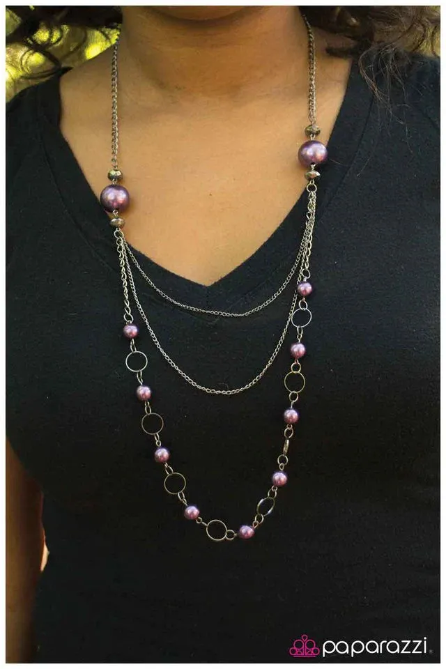 Paparazzi Necklace ~ Keep the Mystery Alive - Purple