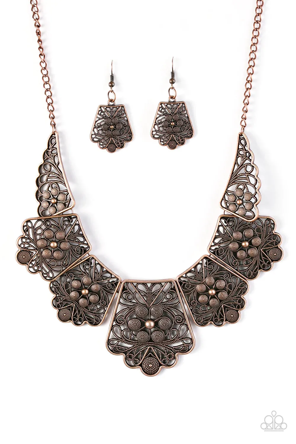 Paparazzi Necklace ~ Native Nature - Copper